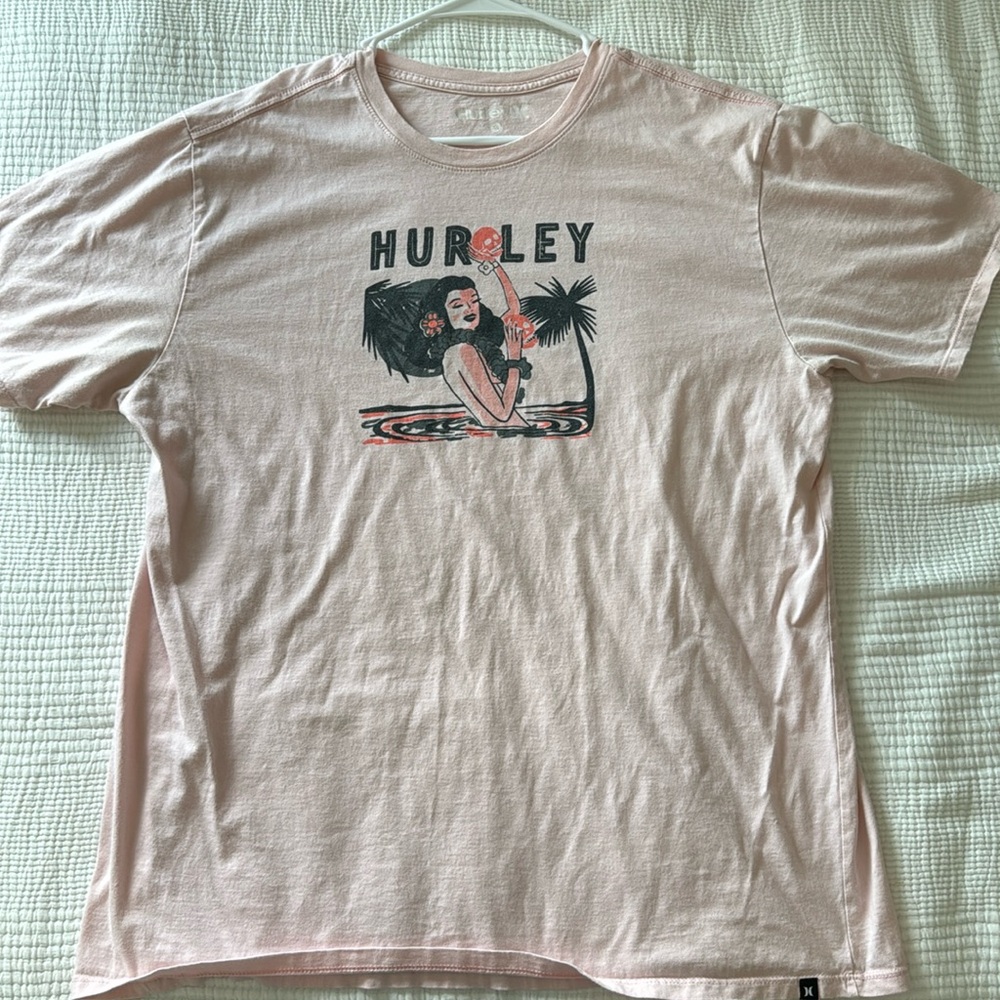 Men’s Pink Hurley Shirt